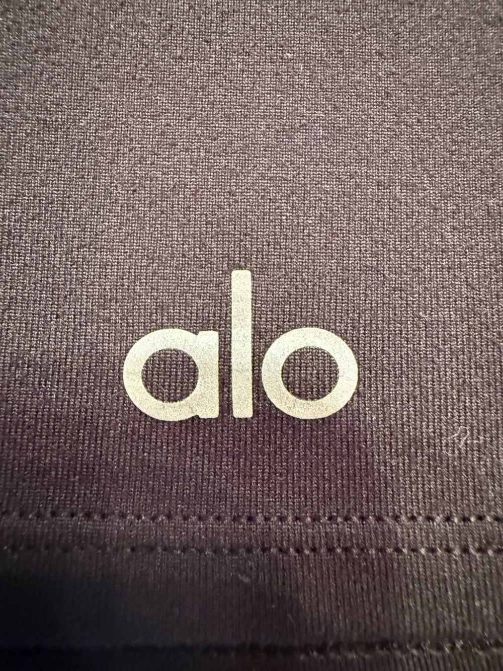 Alo Yoga Alosoft Crop Finesse T-shirt black size XS - Picture 4 of 4